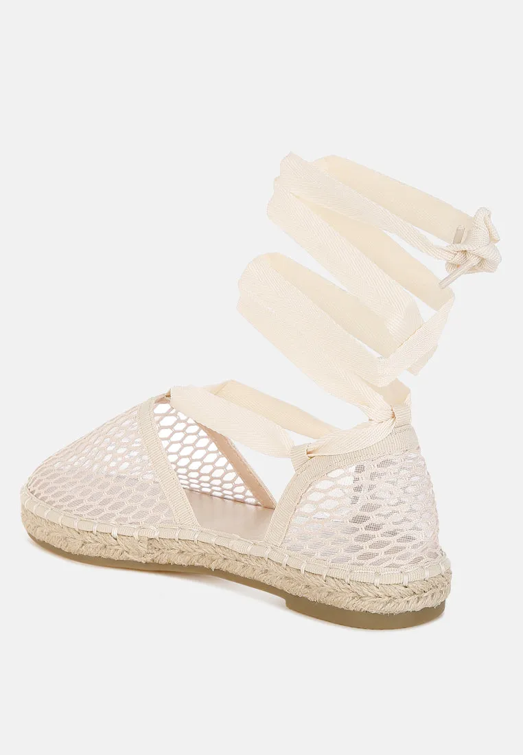 Sonara Mesh Flat Espadrille Sandals