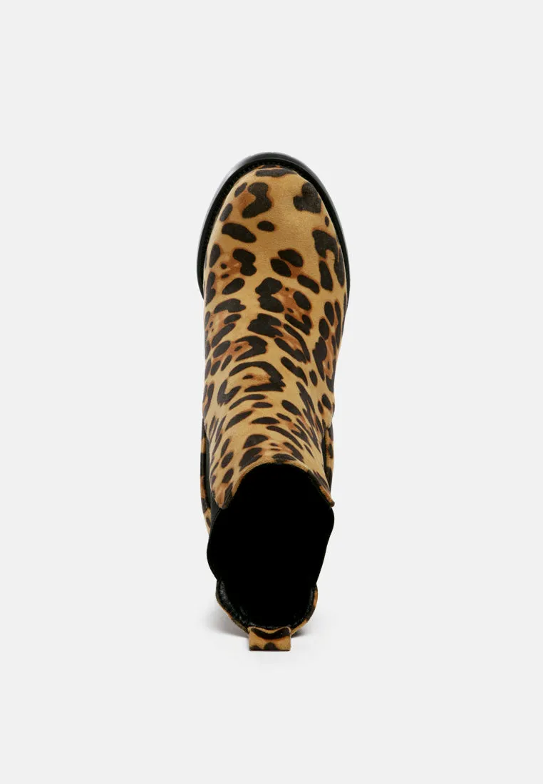 Spire Suede Block Heeled Boots By Ruw