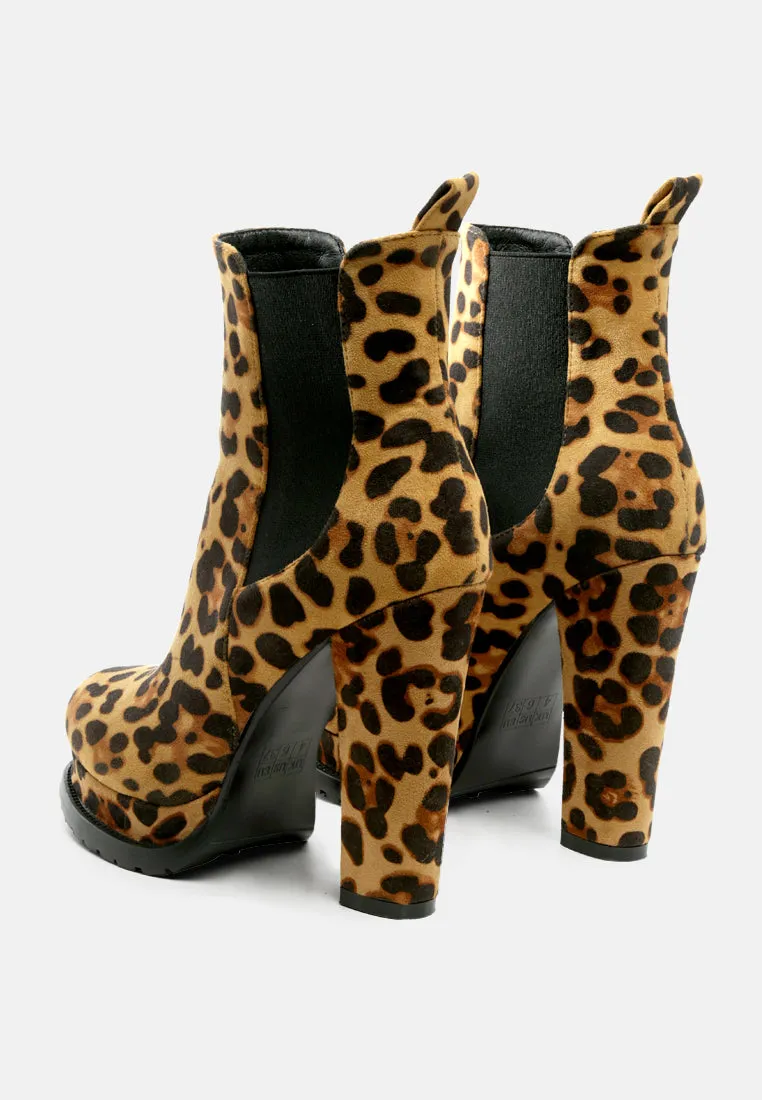 Spire Suede Block Heeled Boots By Ruw