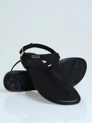 Stylecat Sleek Nubuck Sandal - Black