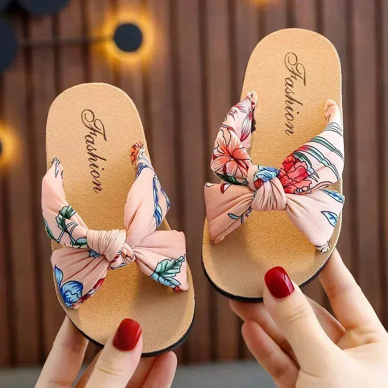 Summer Girls Casual Colorful Slip-on Sandals