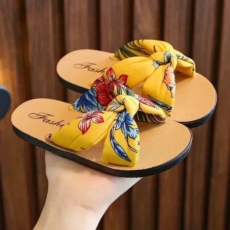 Summer Girls Casual Colorful Slip-on Sandals