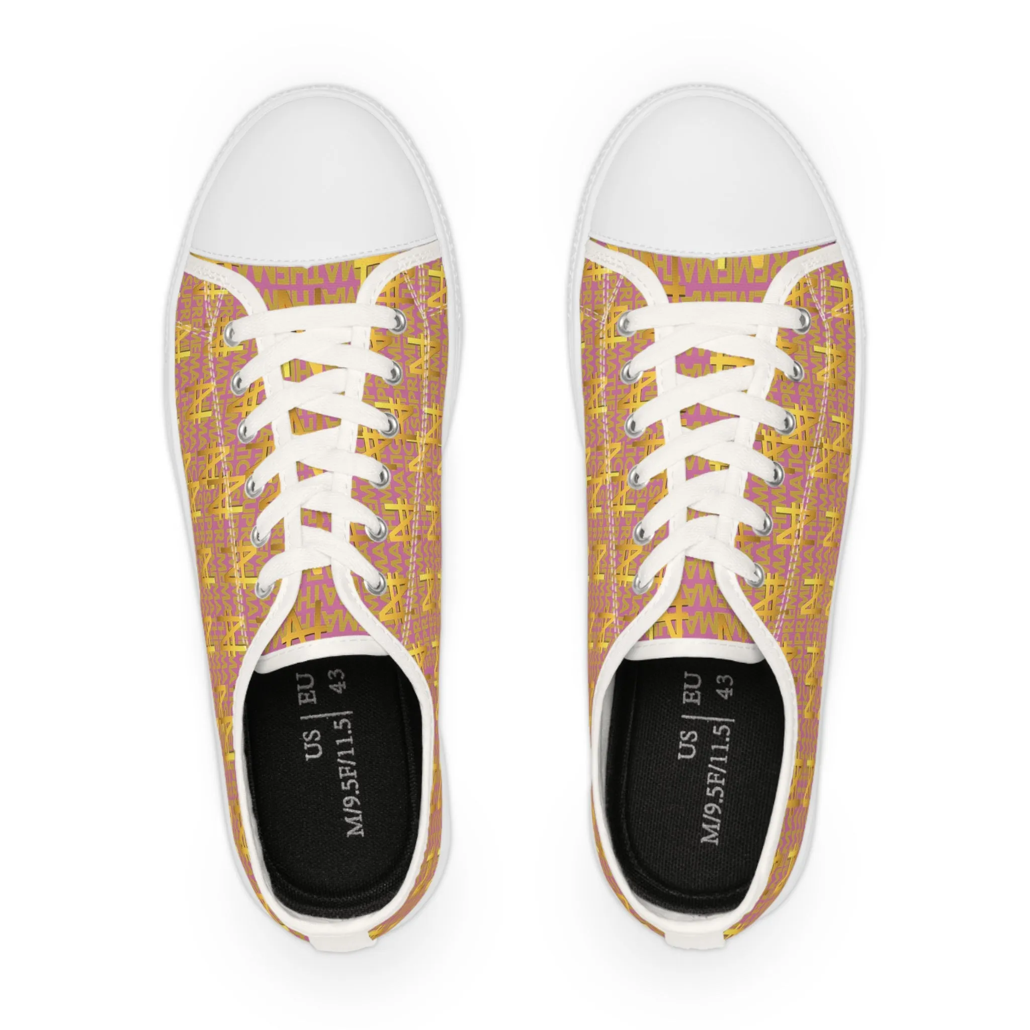 SUPREMEMATHEMATICS NAIRA TOP TOP SNEAKERS