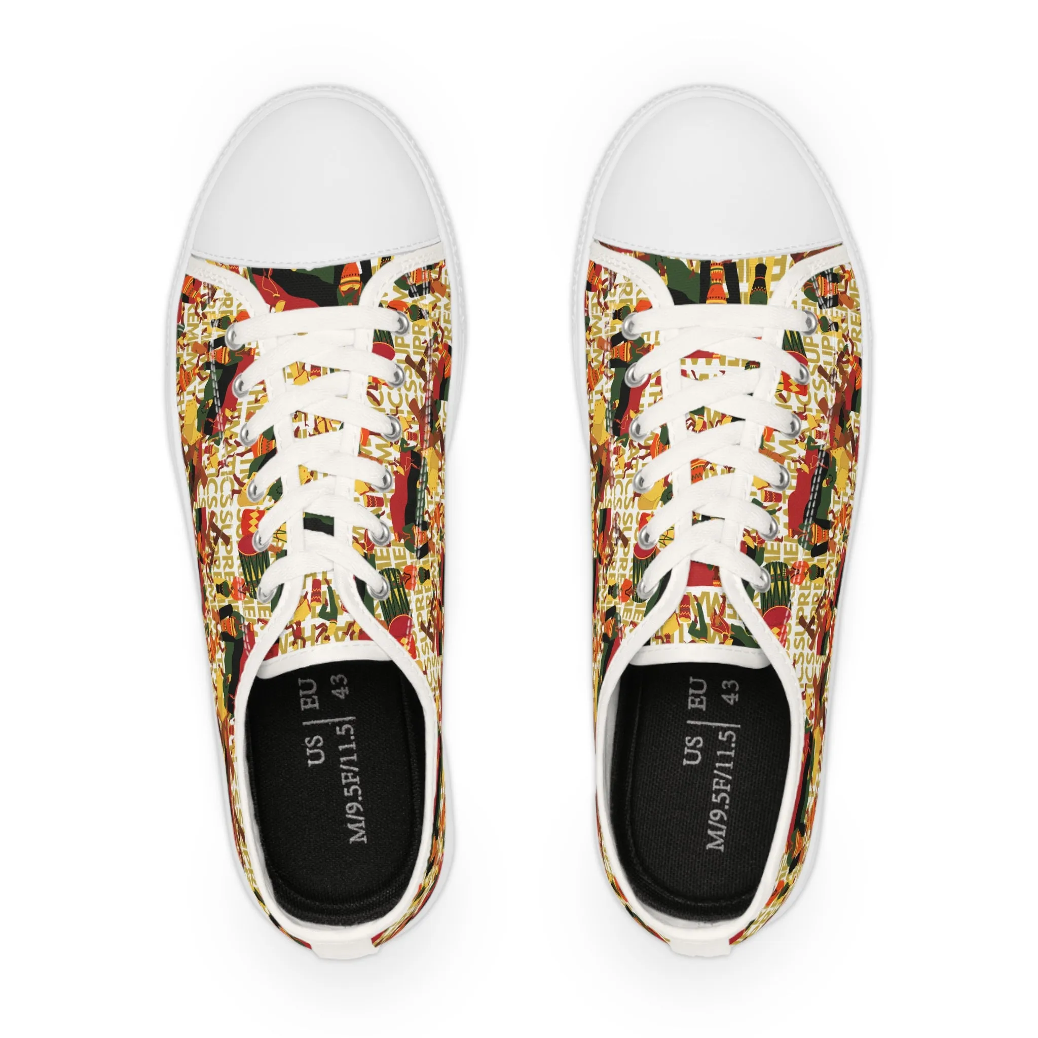 SUPRMEMATHEMATICS LOW TOP SNEAKERS