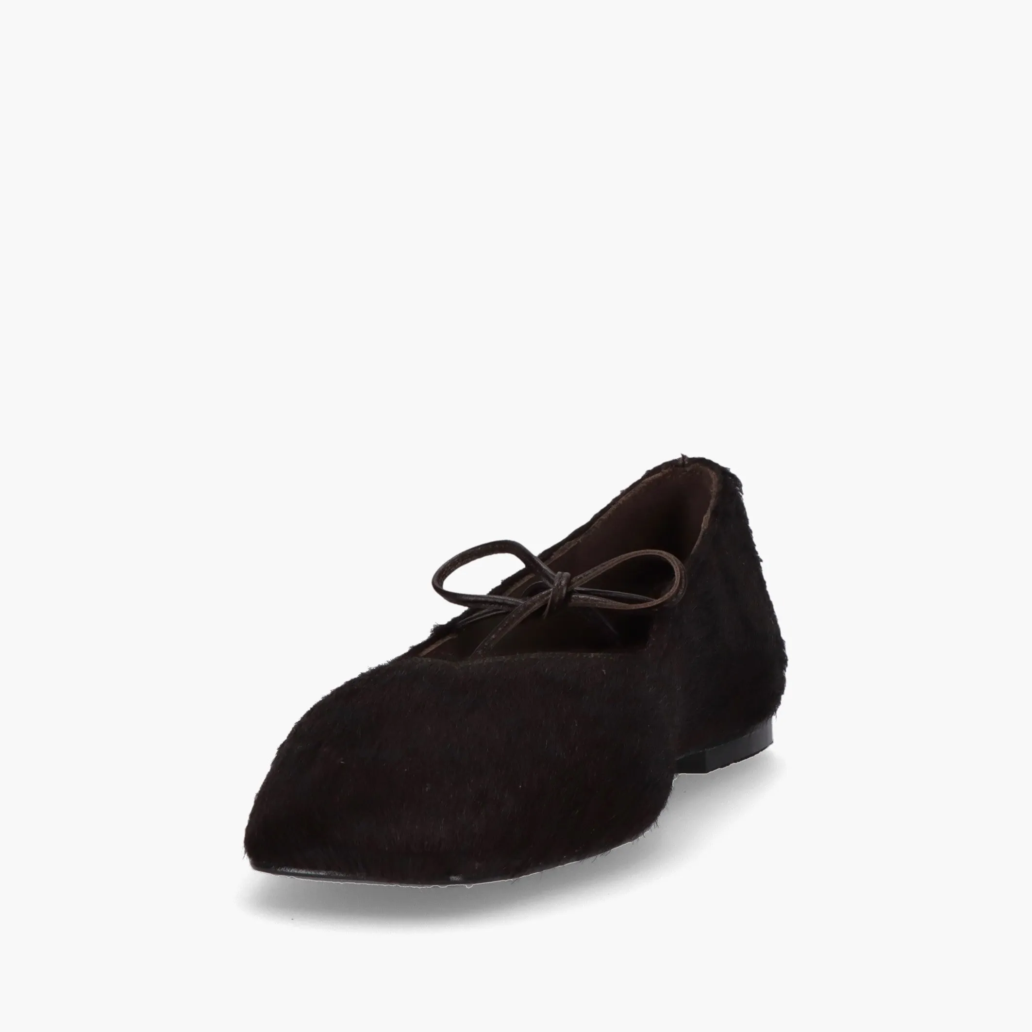 Sway Soft Brown Leather Ballet Flats