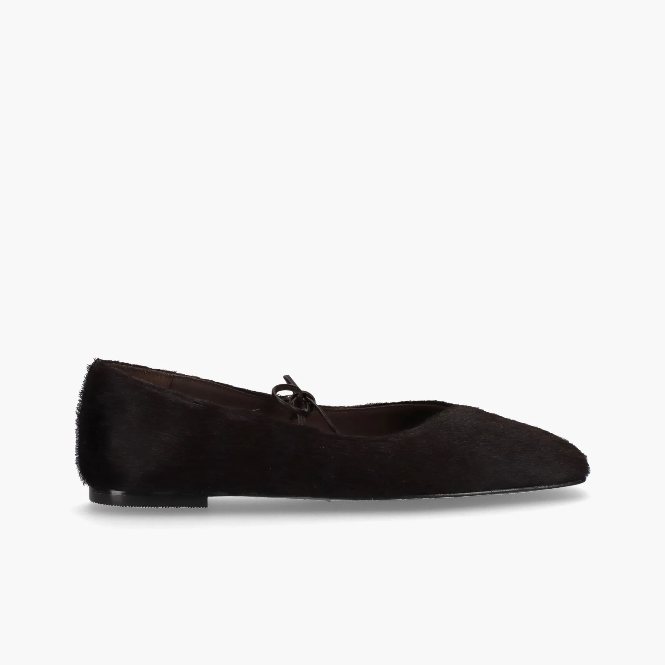 Sway Soft Brown Leather Ballet Flats