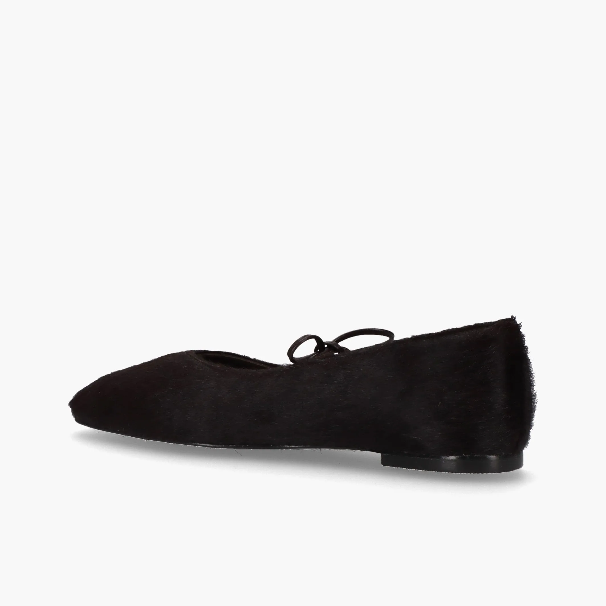 Sway Soft Brown Leather Ballet Flats