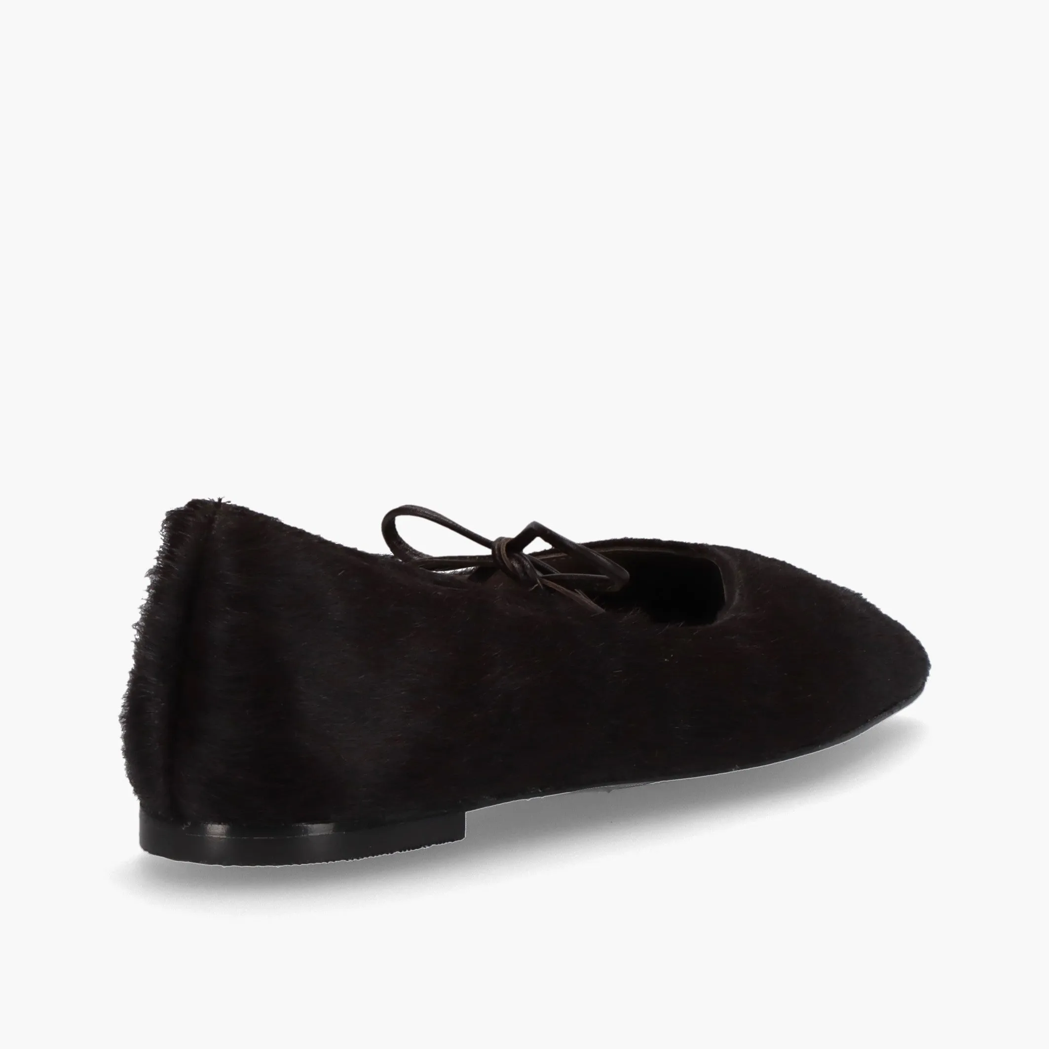 Sway Soft Brown Leather Ballet Flats
