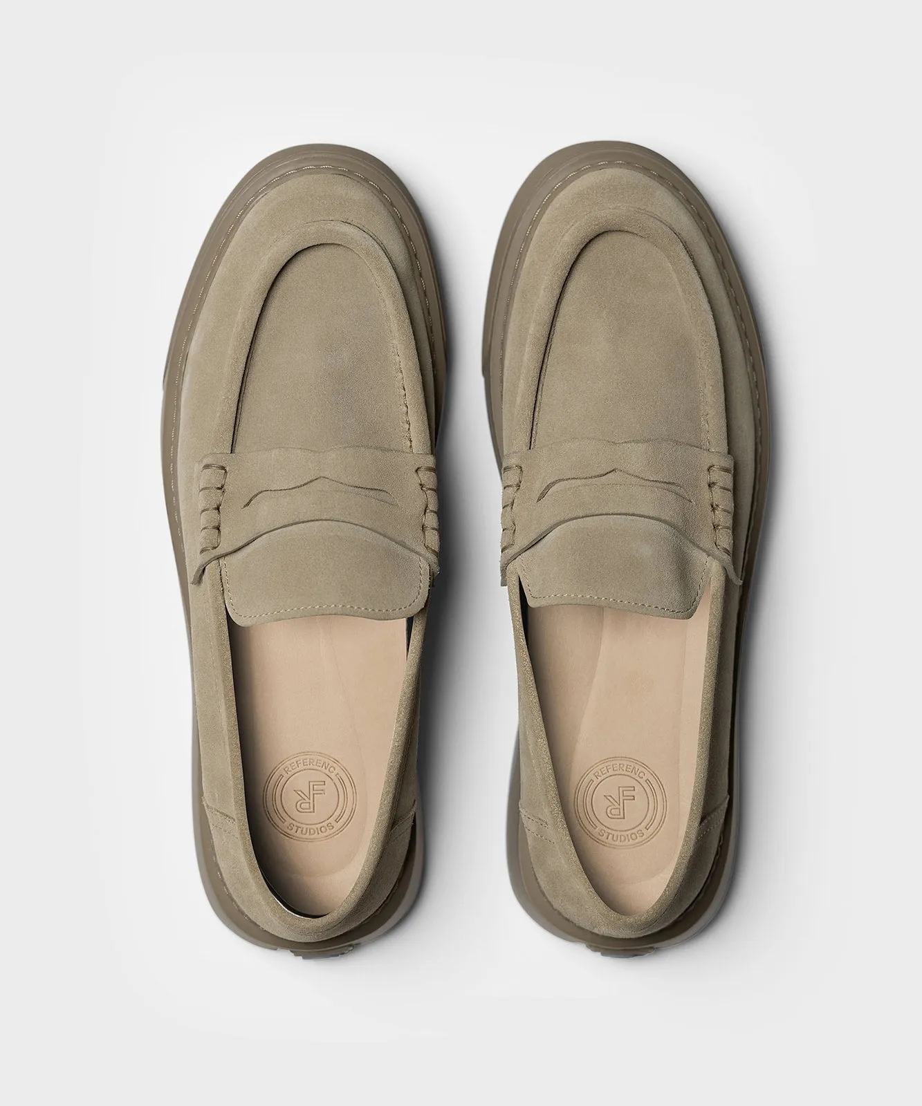 The Loafer Tonal Sand Suede