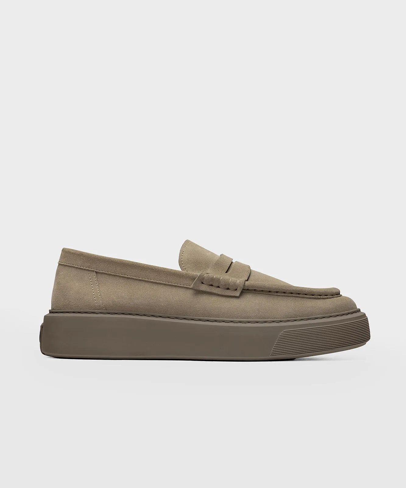 The Loafer Tonal Sand Suede