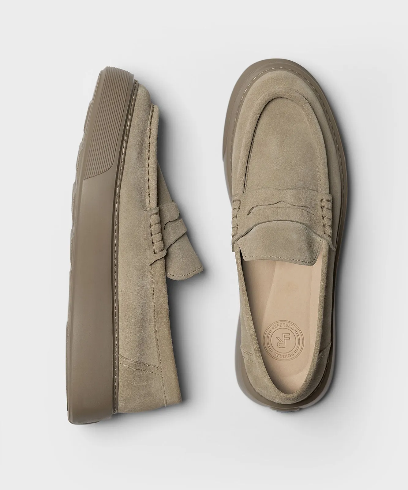The Loafer Tonal Sand Suede