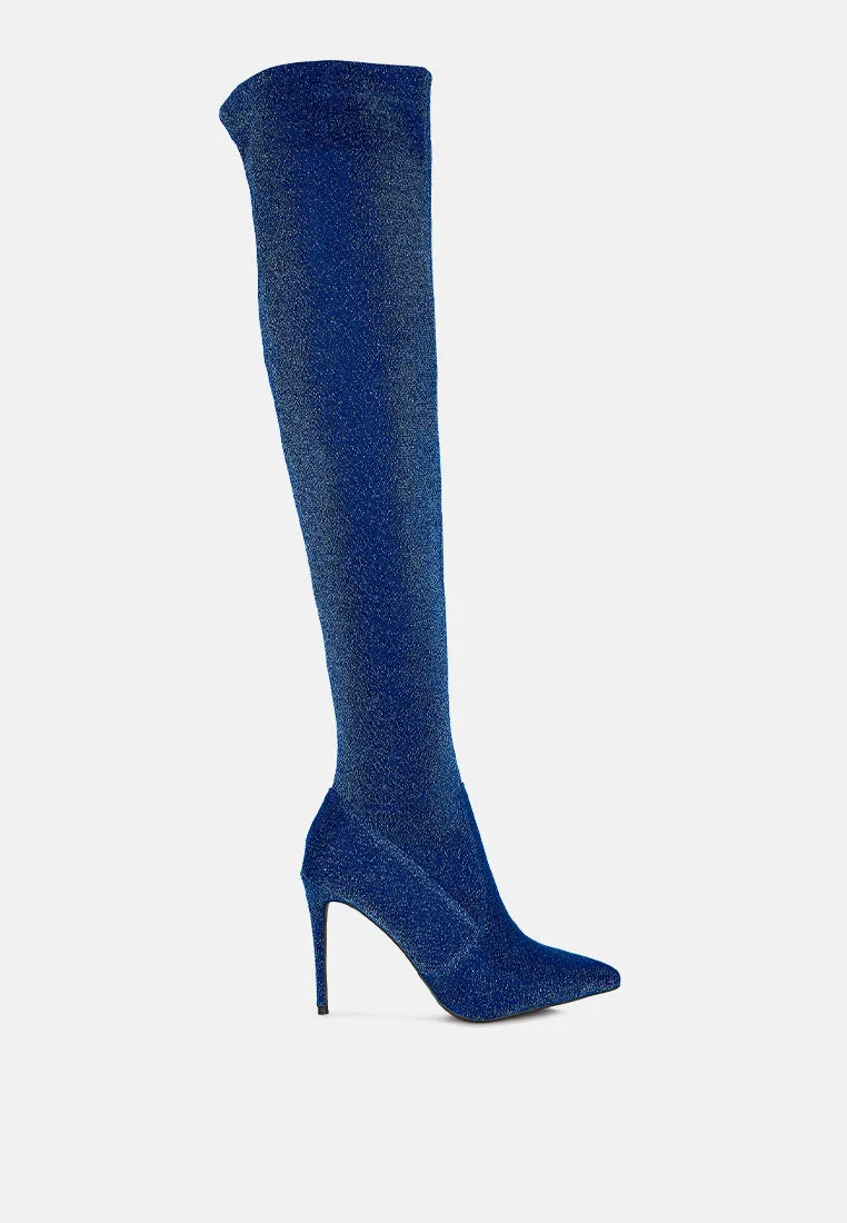 Tigerlily Knitted Stiletto Long Boots By Ruw