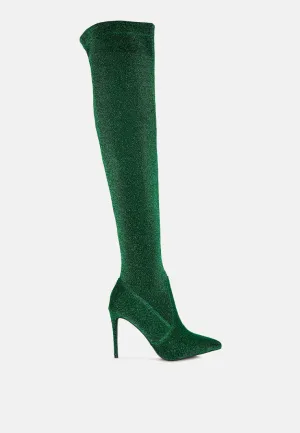 Tigerlily Knitted Stiletto Long Boots By Ruw