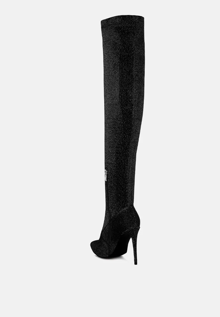 Tigerlily Knitted Stiletto Long Boots By Ruw