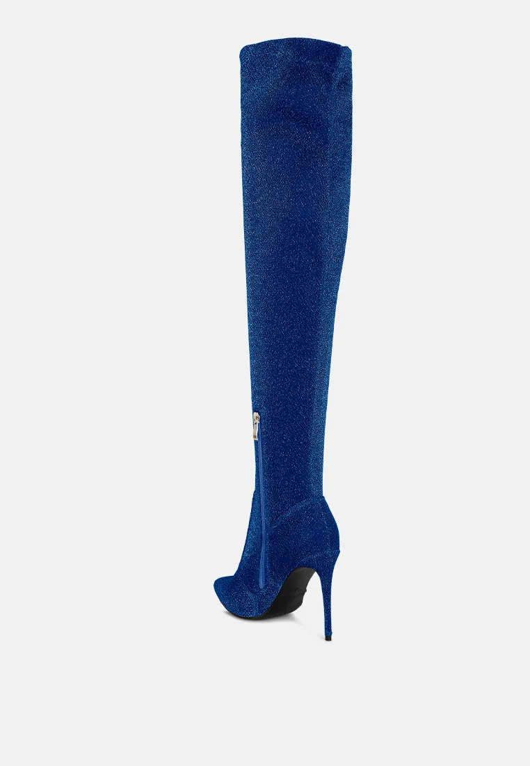 Tigerlily Knitted Stiletto Long Boots By Ruw
