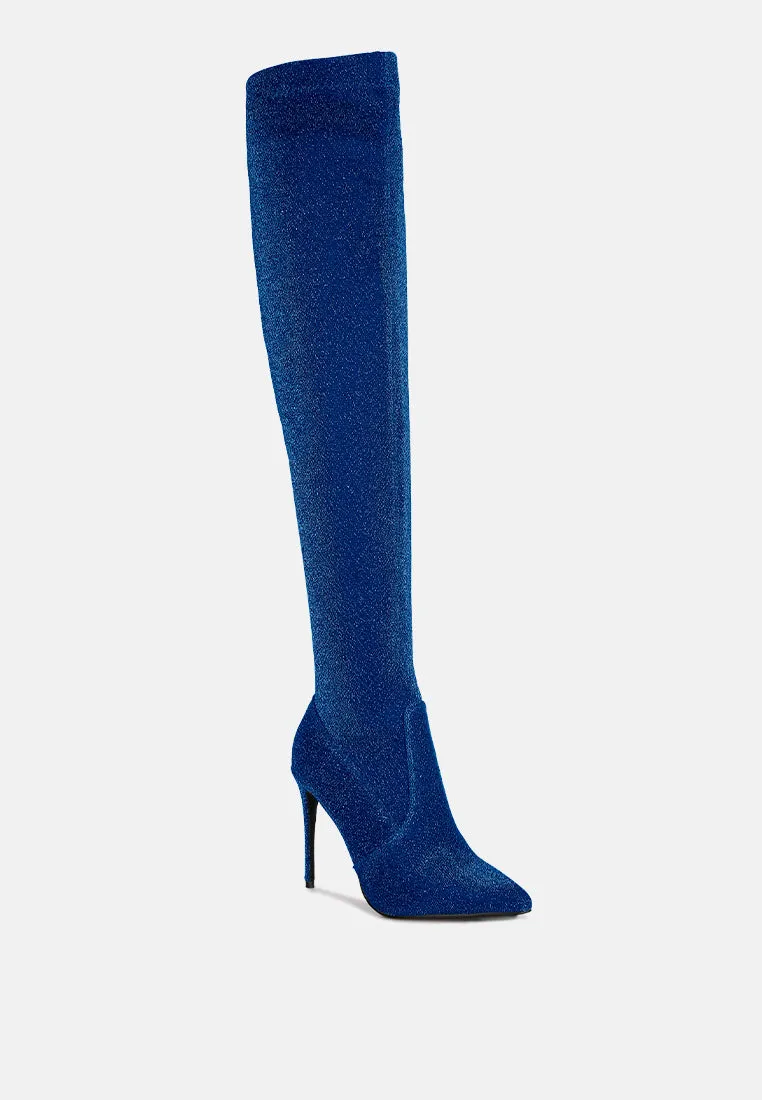 Tigerlily Knitted Stiletto Long Boots By Ruw