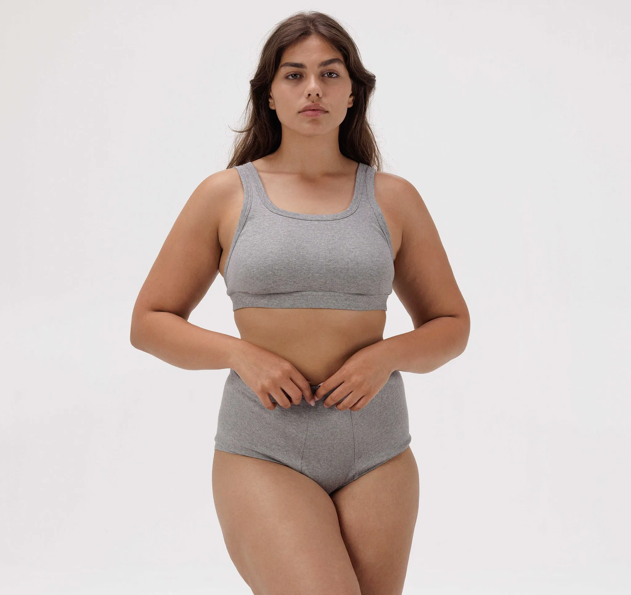 True Rib Tank Bra
