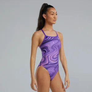 TYR Vitality Purple Durafast Elite® Diamondfit Swimsuit