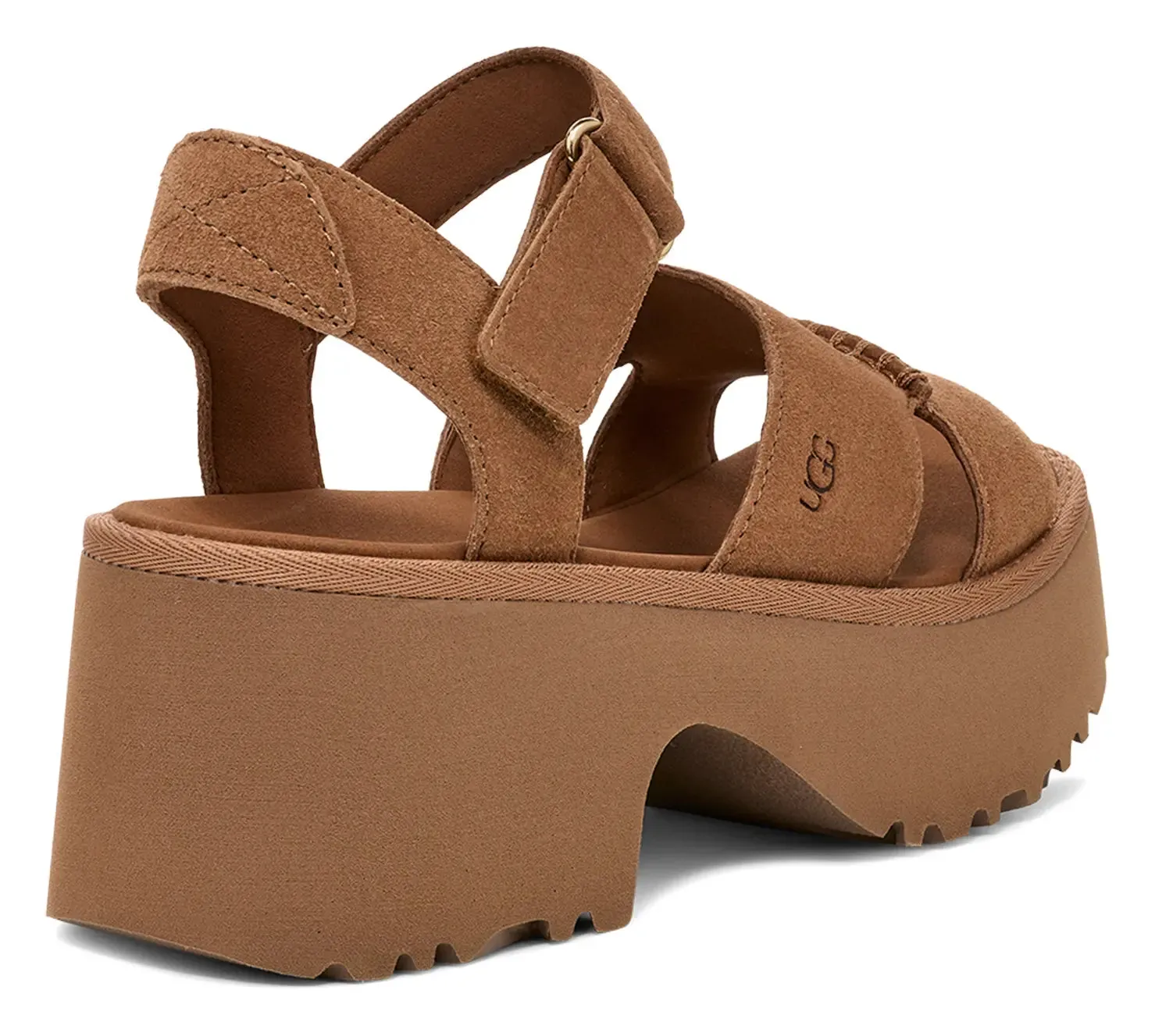 UGG New Heights Ankle Strap – Chic & Comfortable Platform Sandals