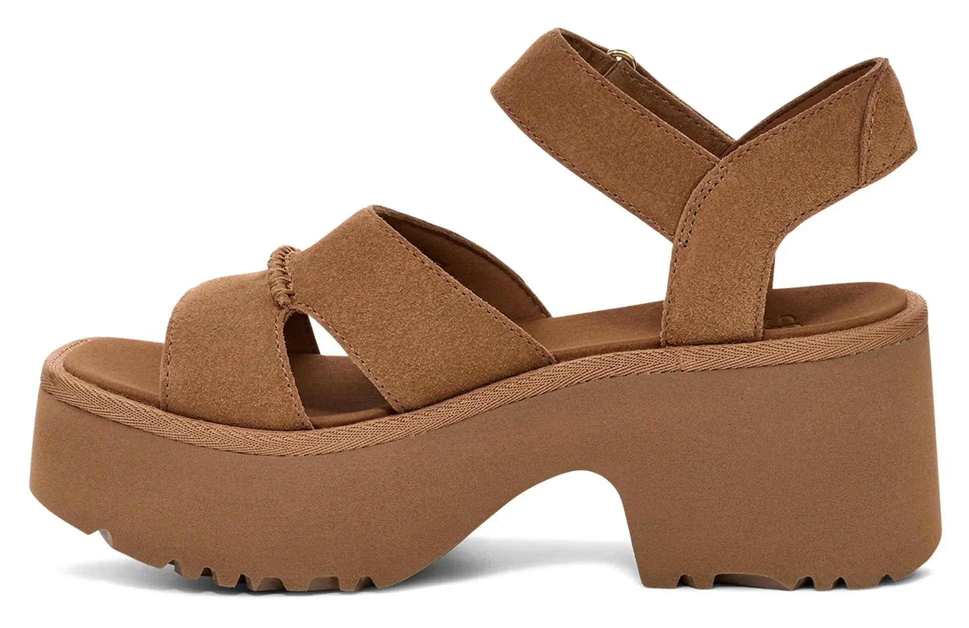 UGG New Heights Ankle Strap – Chic & Comfortable Platform Sandals