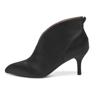 Valentine Low Cut Satin - Black