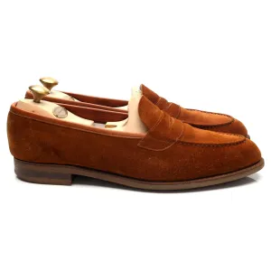 'Ventnor' Tan Brown Suede Unlined Loafers UK 9 E