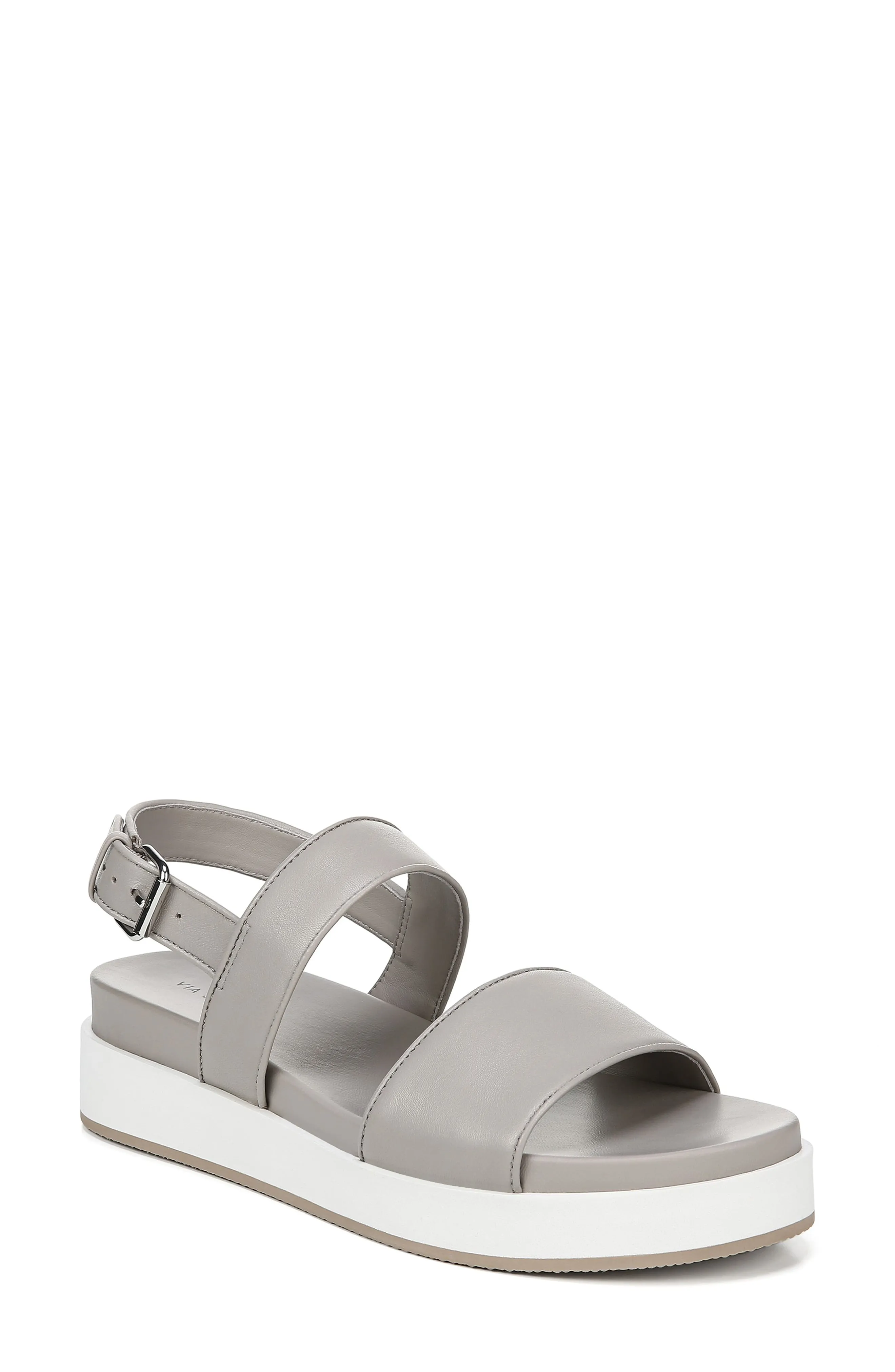 VIA SPIGA Women's Davi Sport Sandal, Oat, 8.5 M US