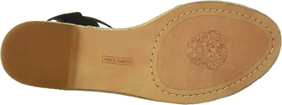 Vince Camuto Women's Footwear Kamperla Espadrille Wedge Sandal, Black, 5.5 Medium US