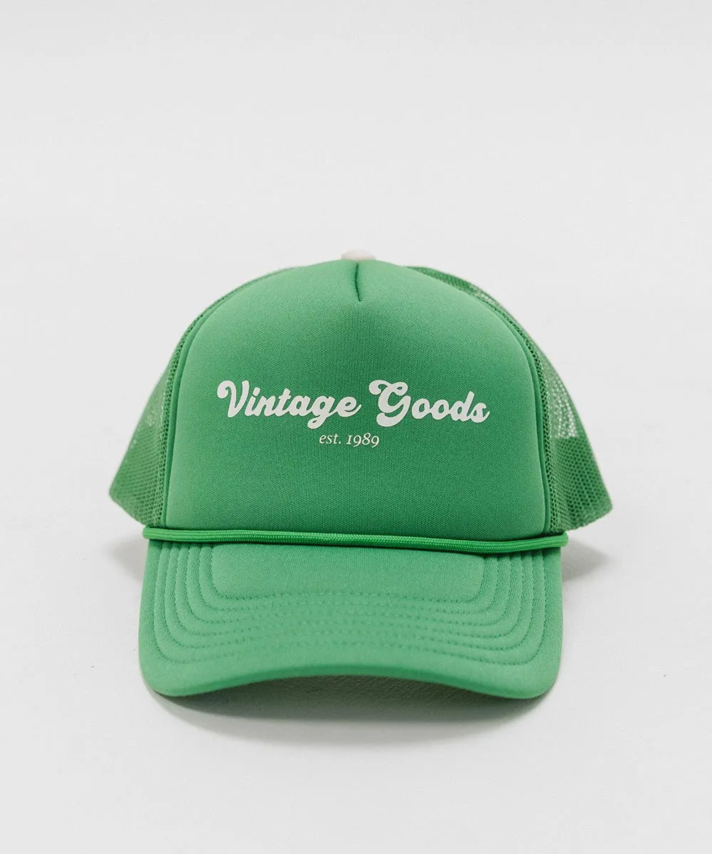 Vintage Goods Foam Trucker Hat