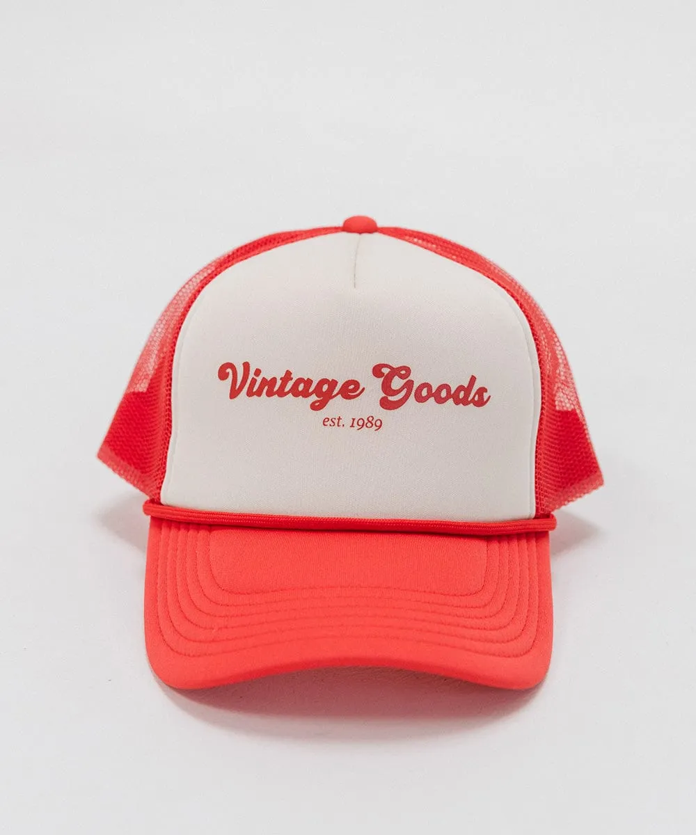 Vintage Goods Foam Trucker Hat