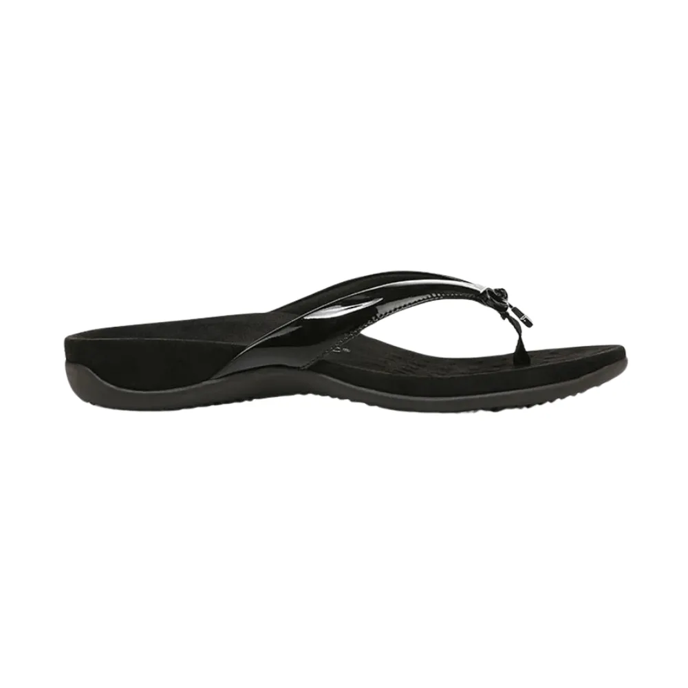 Vionic Women's Bella Toe Post Sandal Black Sandal