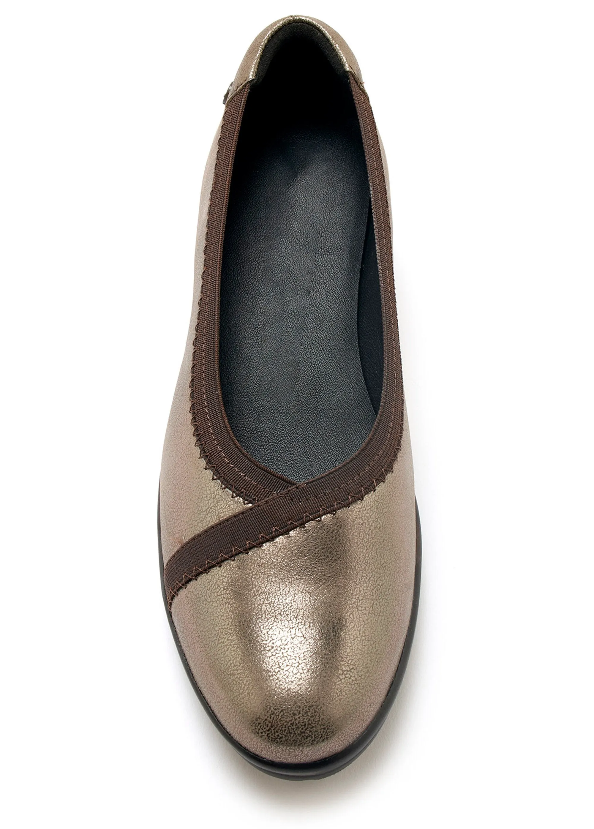 Wedge ballerinas