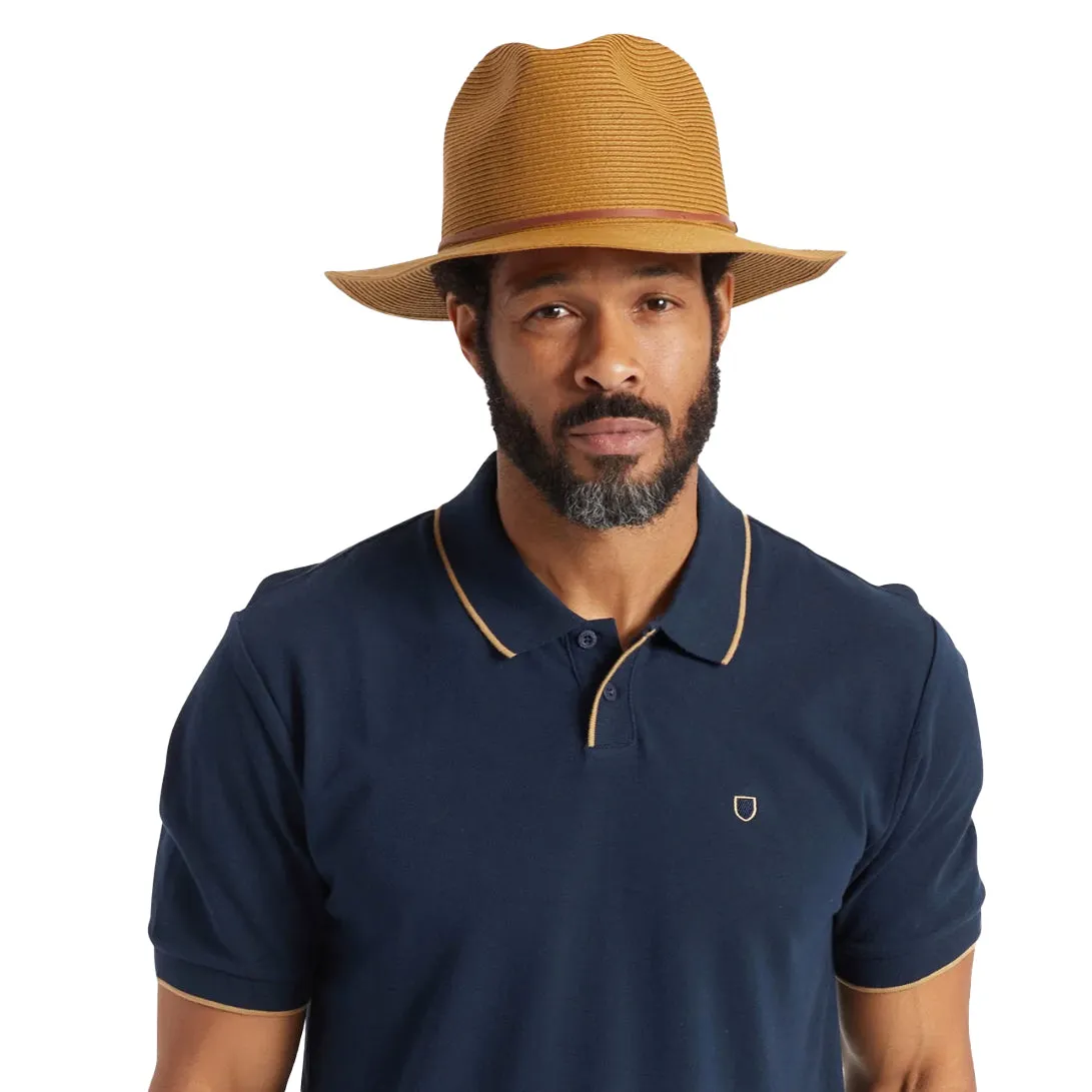 WESLEY STRAW PACKABLE FEDORA Copper