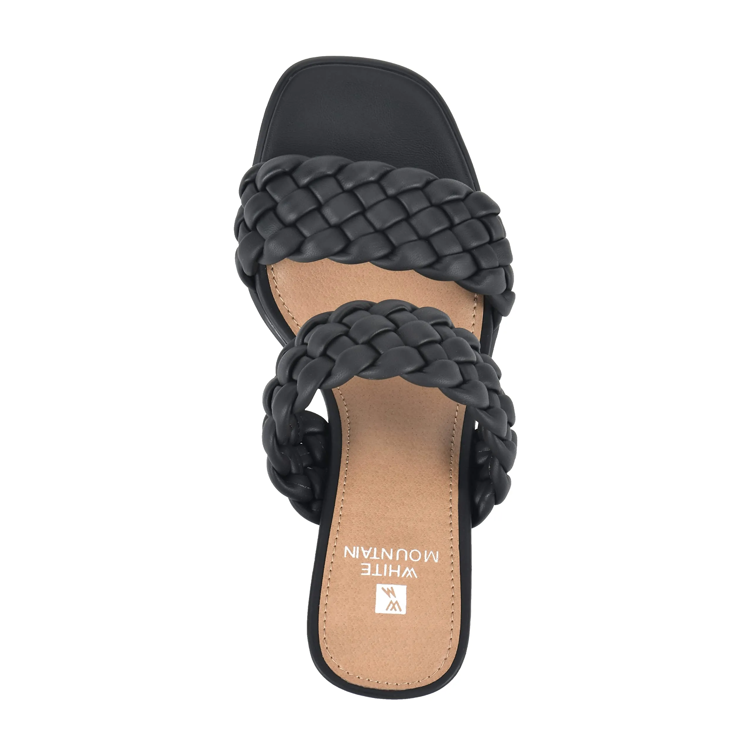 White Mountain Shoes Women's by Far Heel, Black/Smooth, 8.5