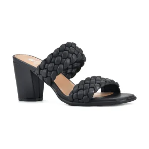 White Mountain Shoes Women's by Far Heel, Black/Smooth, 8.5