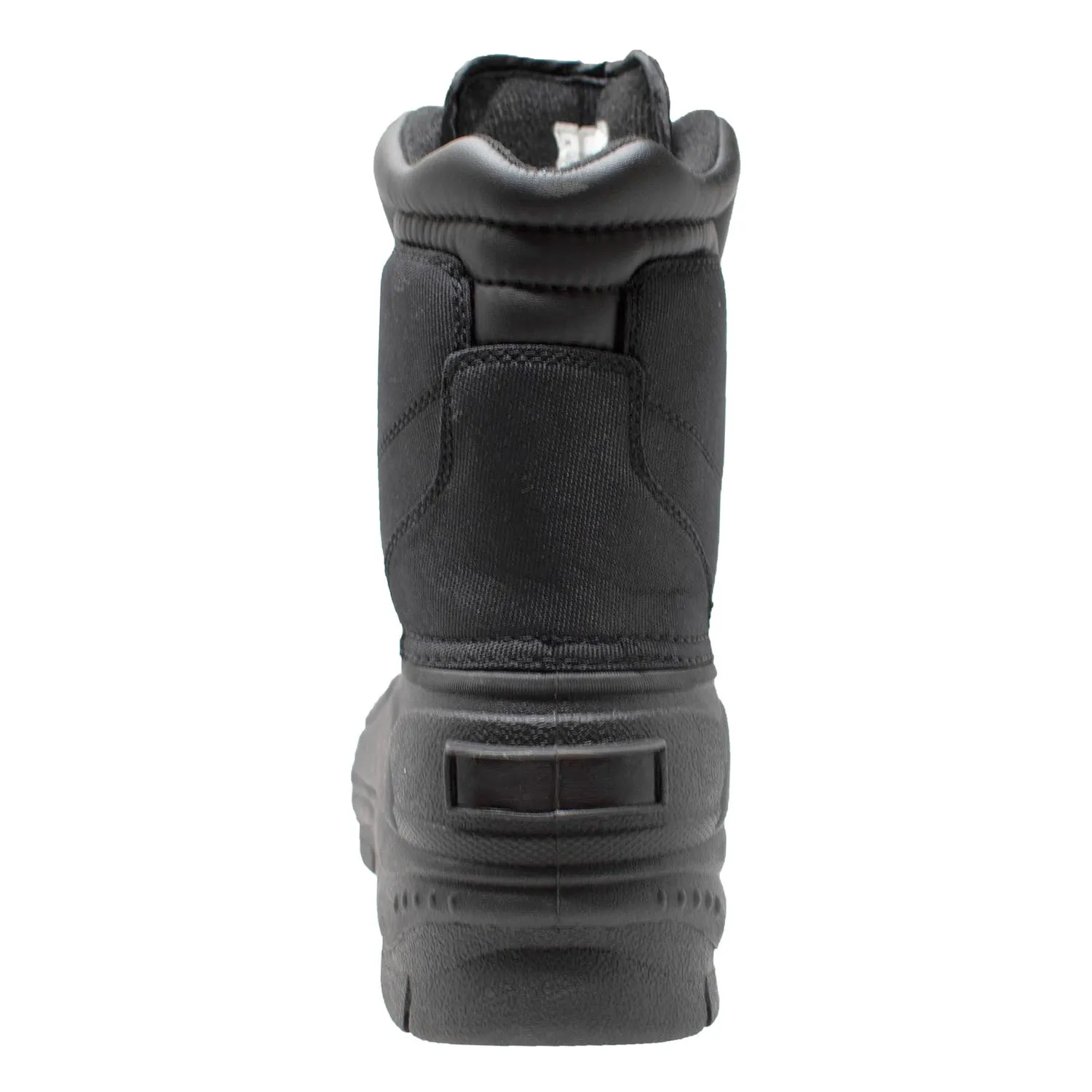 Winter Tecs Mens Durable Zipper Black Winter Boots