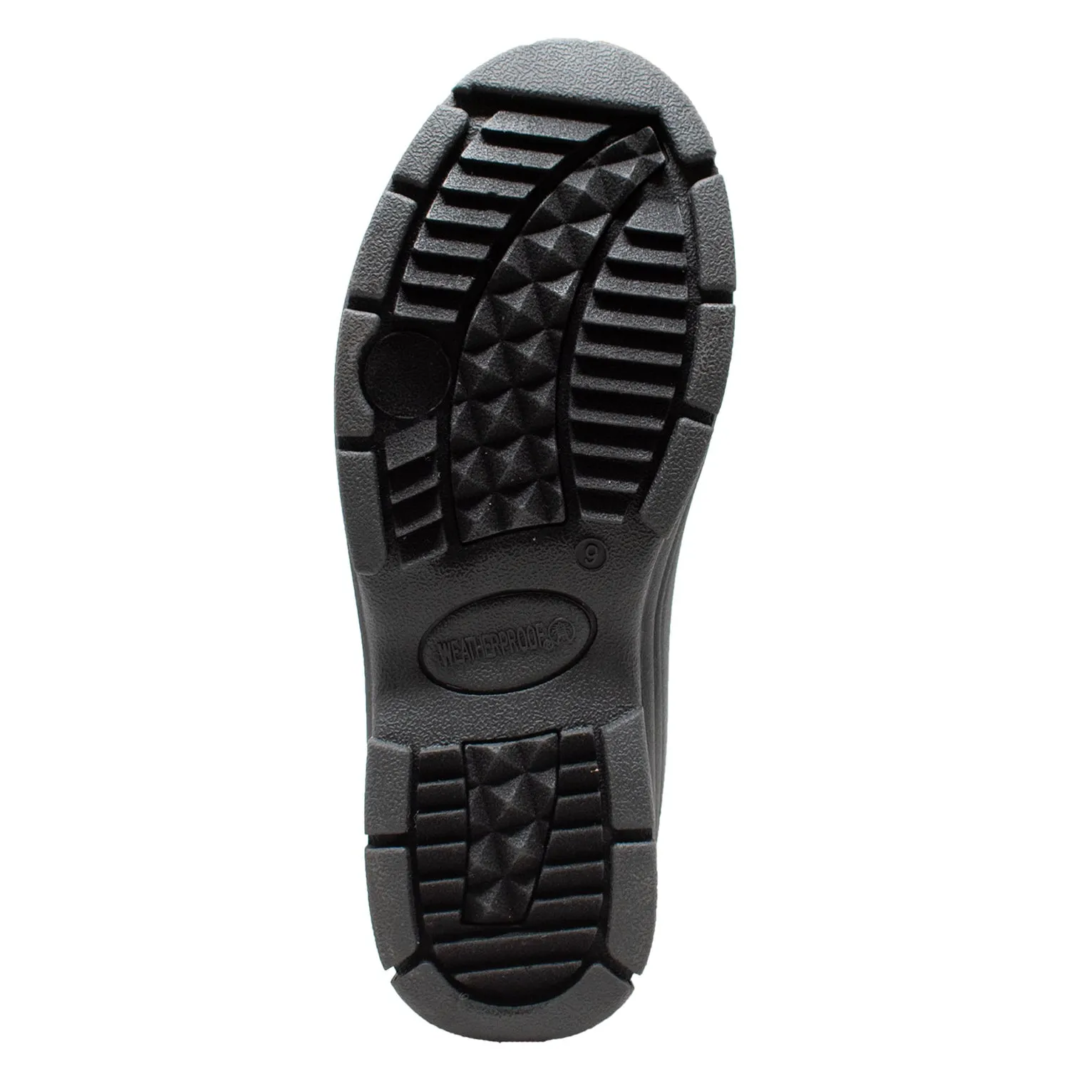 Winter Tecs Mens Durable Zipper Black Winter Boots