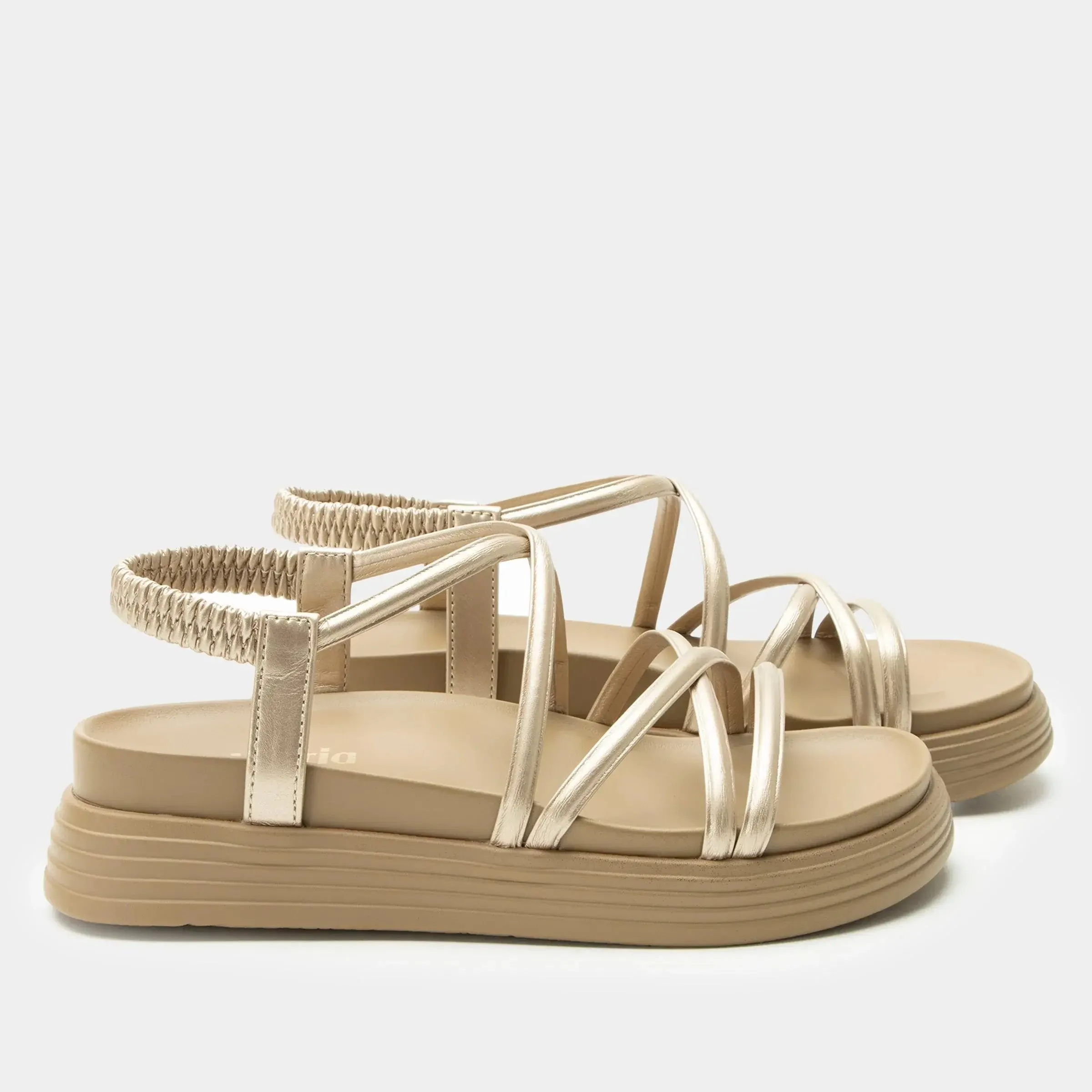 Women's Alegria Audie Sandal – Sleek Vegan Comfort with Arch Support
