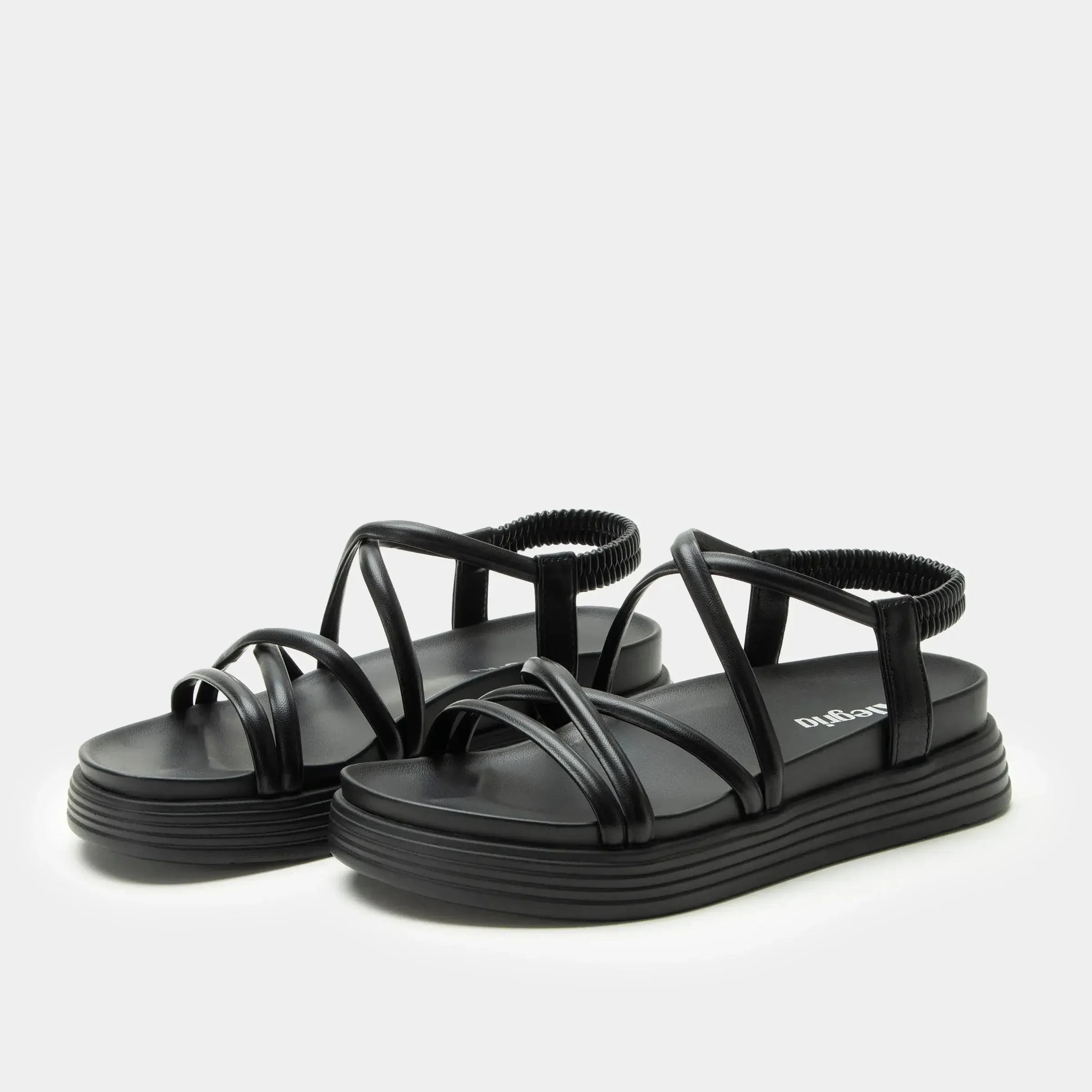 Women's Alegria Audie Sandal – Sleek Vegan Comfort with Arch Support