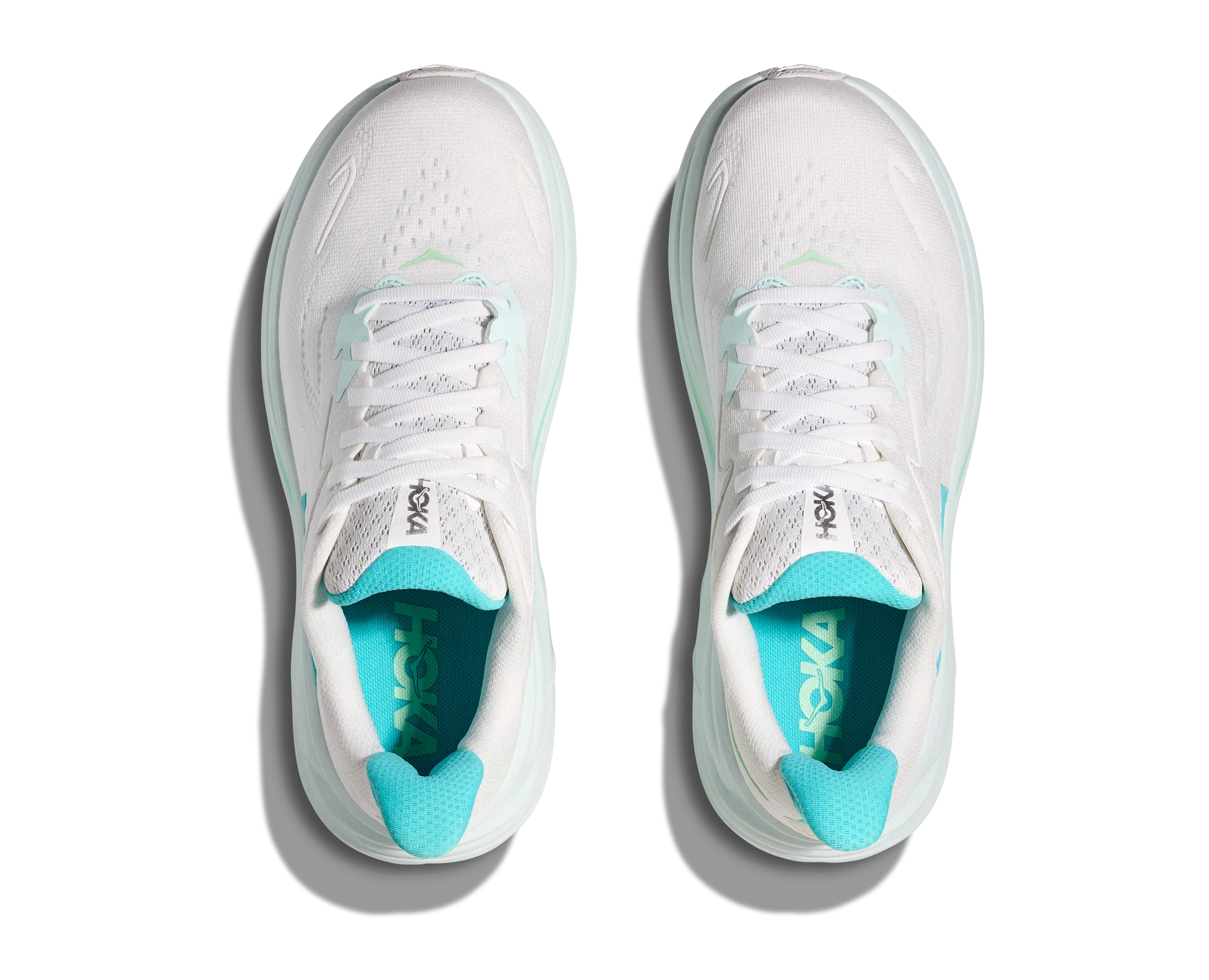 Women's Clifton 10 WIDE (WTCL - White/Cielo Blue)