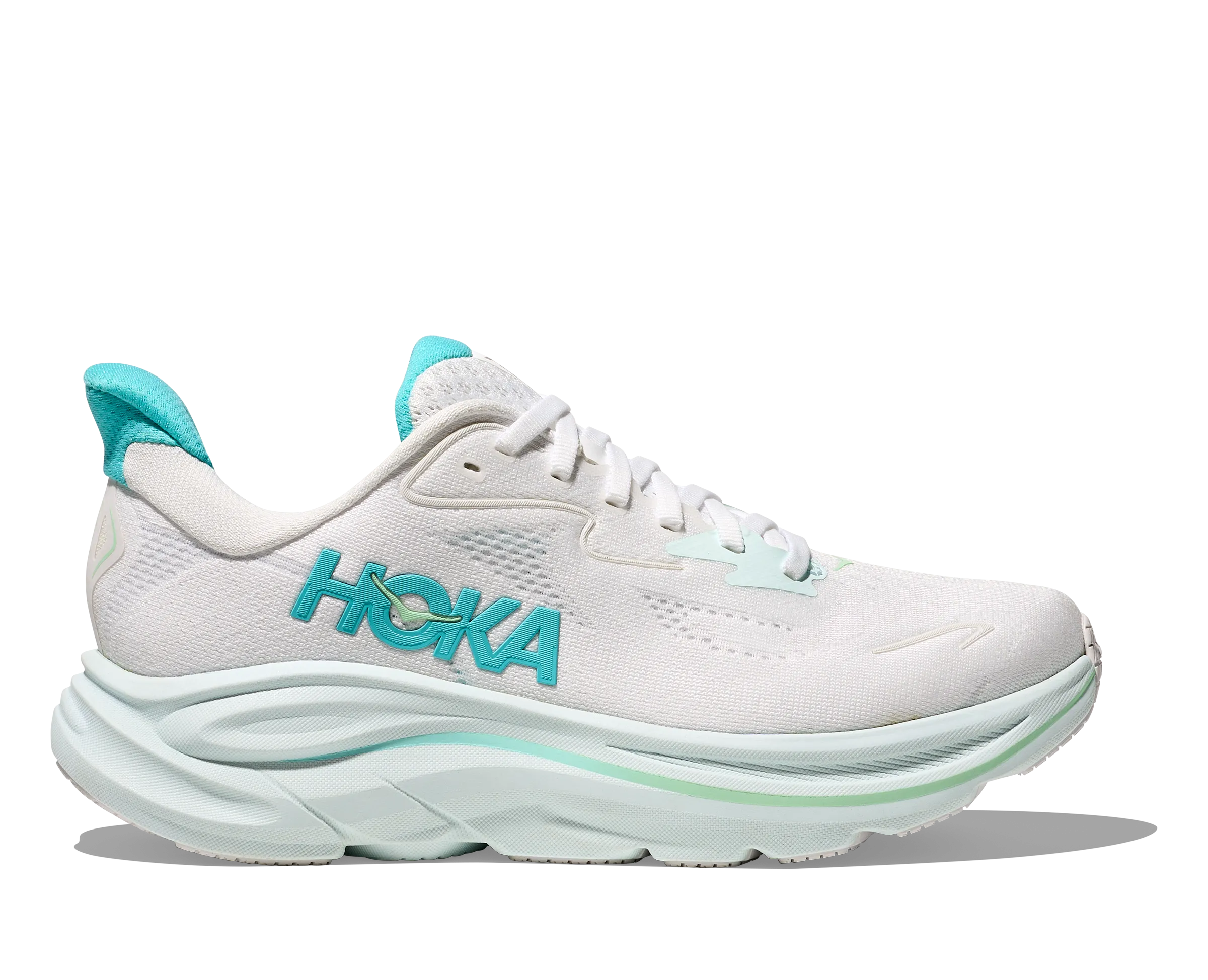 Women's Clifton 10 WIDE (WTCL - White/Cielo Blue)