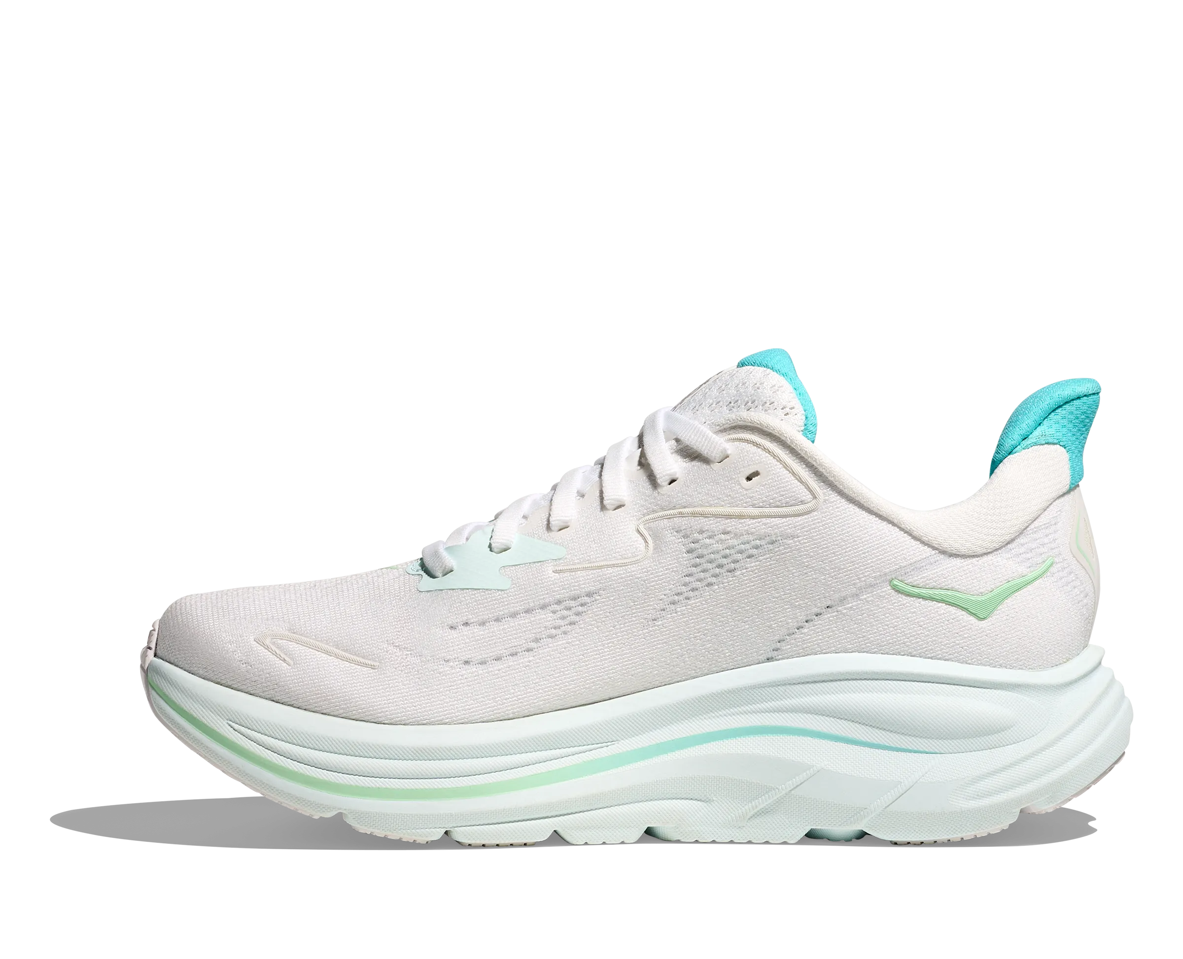 Women's Clifton 10 WIDE (WTCL - White/Cielo Blue)