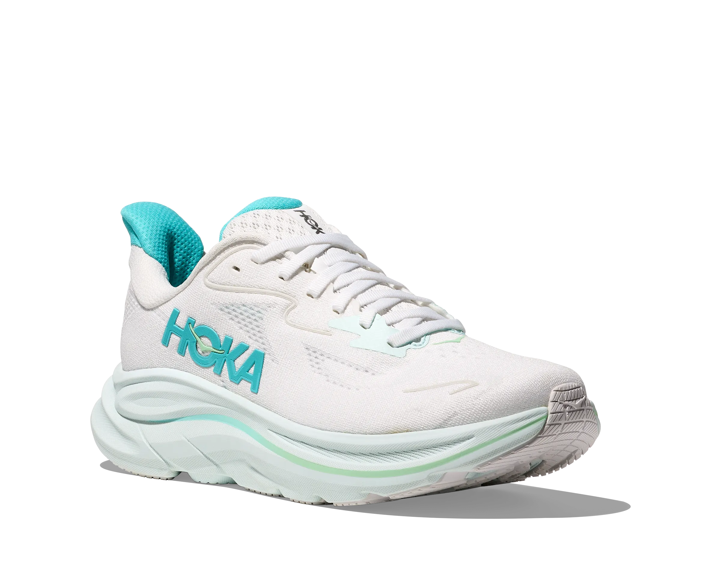 Women's Clifton 10 WIDE (WTCL - White/Cielo Blue)