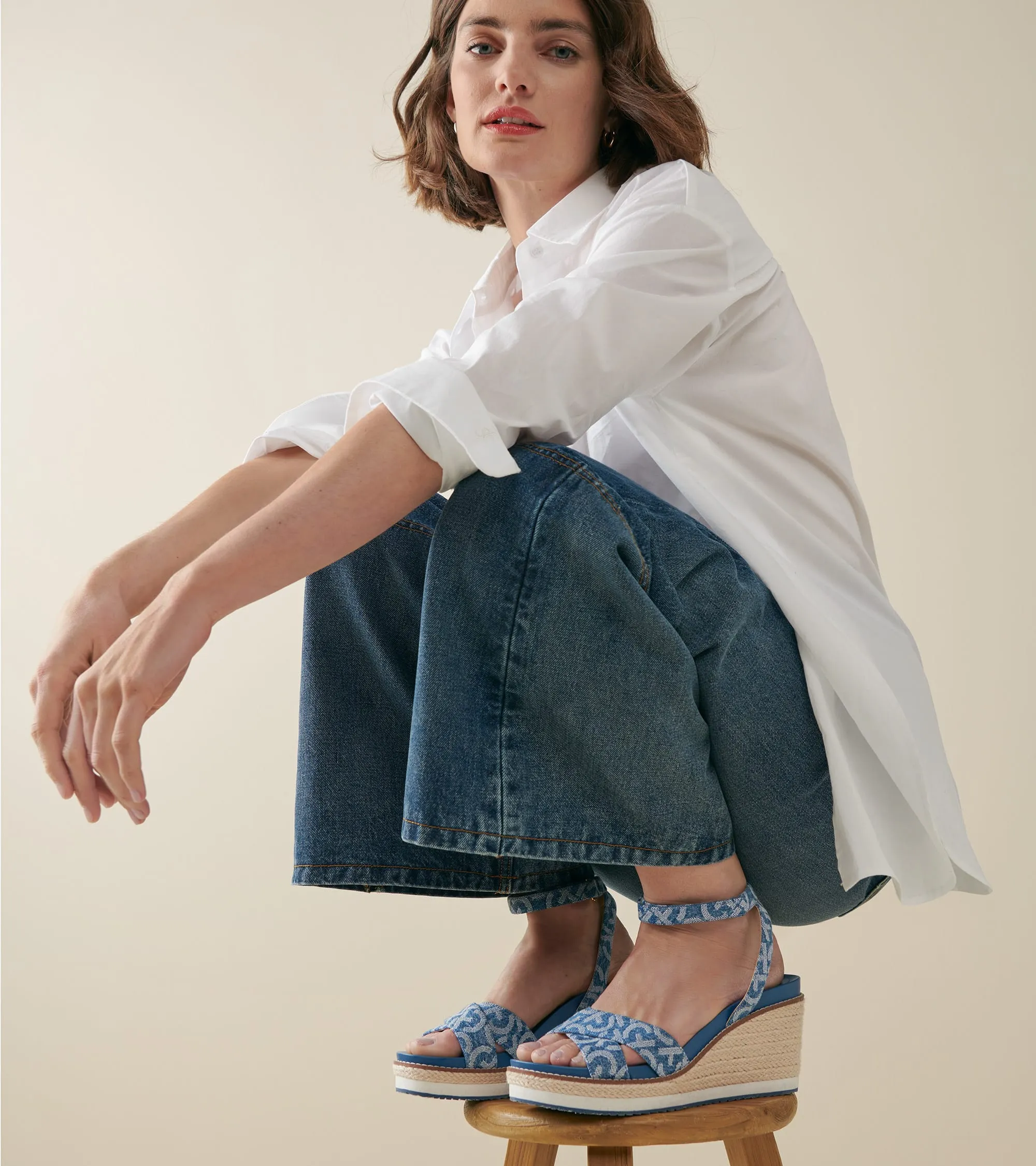 Women's Cloudfeel Espadrille Wedge Sandal