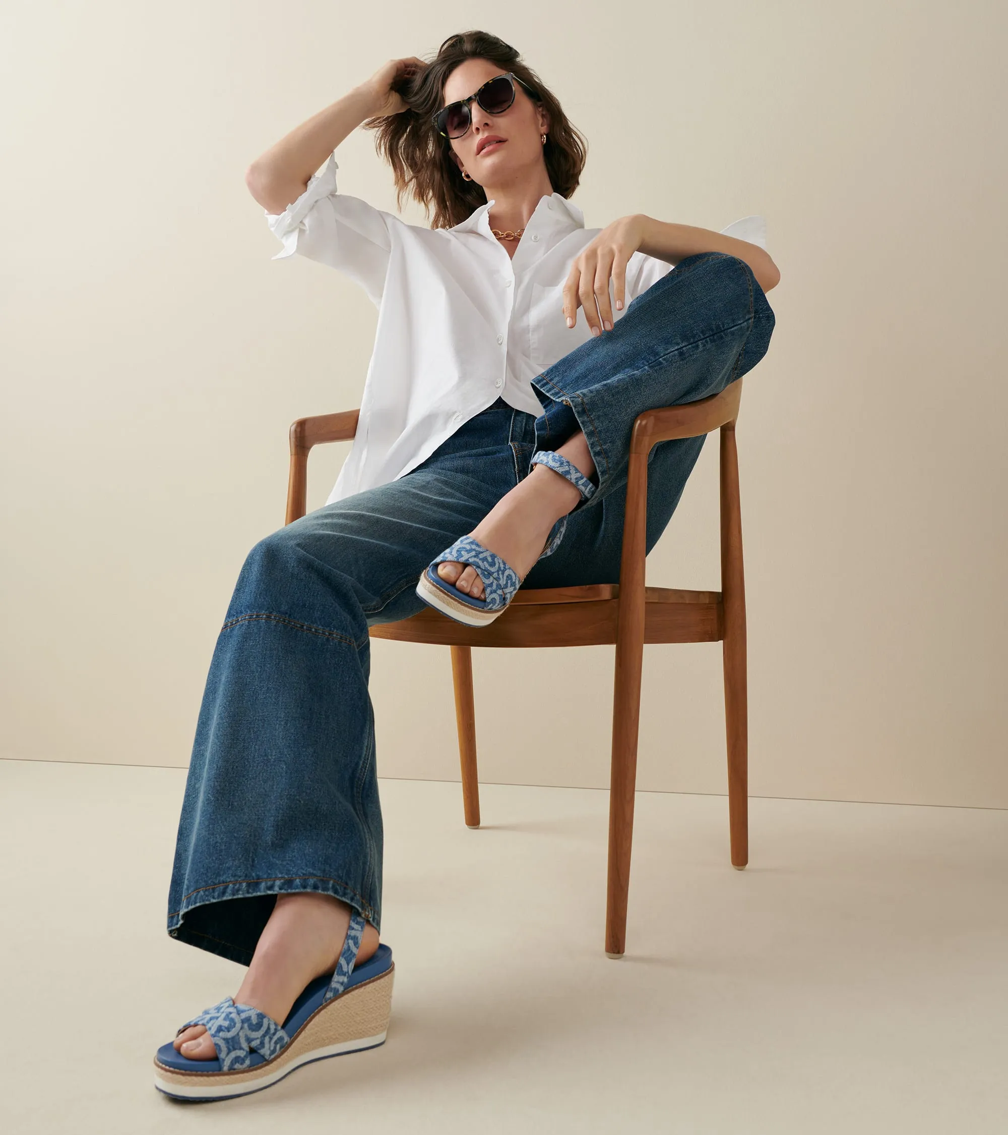 Women's Cloudfeel Espadrille Wedge Sandal