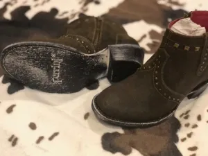 Women's Ferrini Sandy Leather Boots Handcrafted Booties