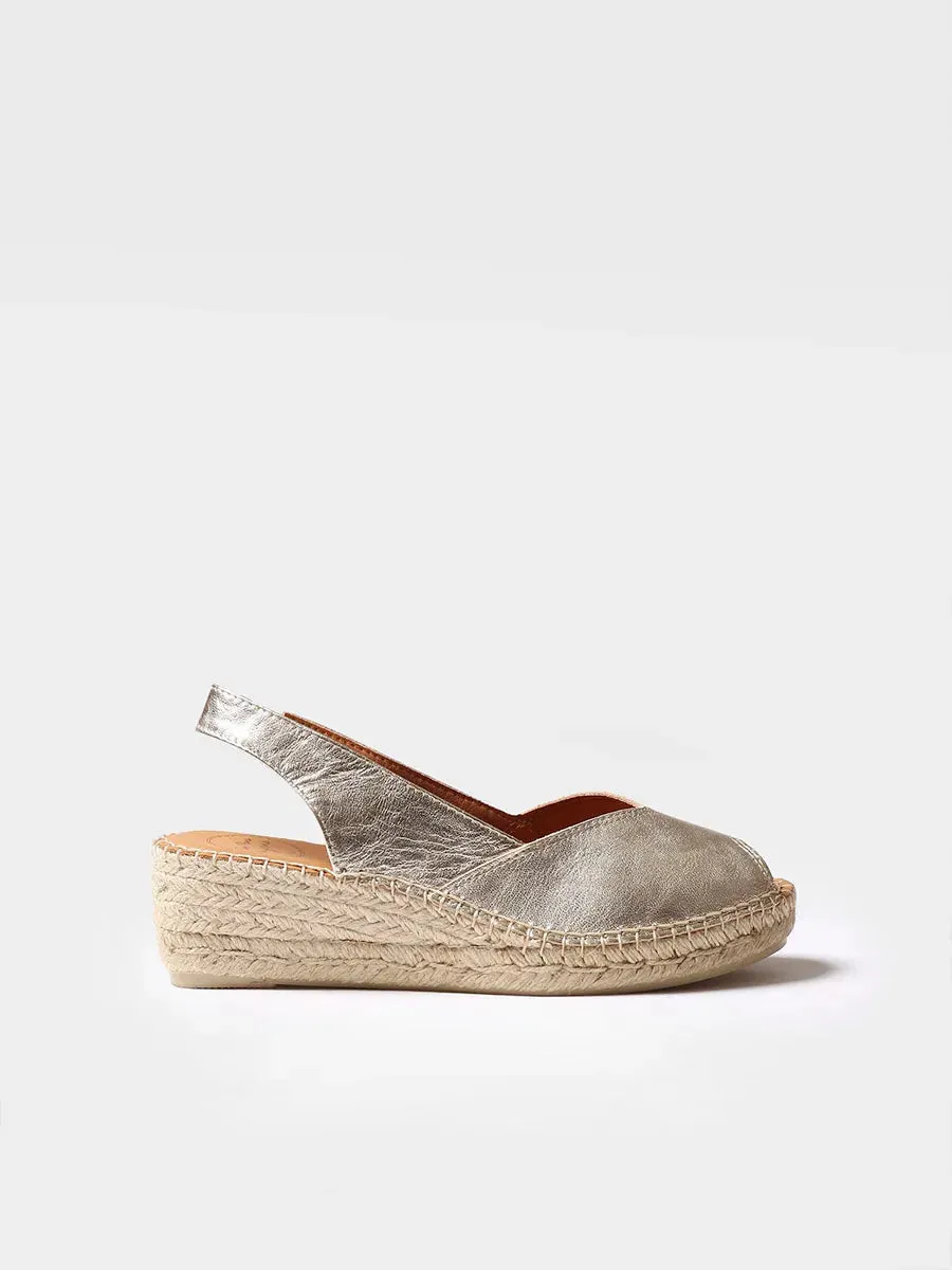 Women's flat espadrilles in jute - BERNIA