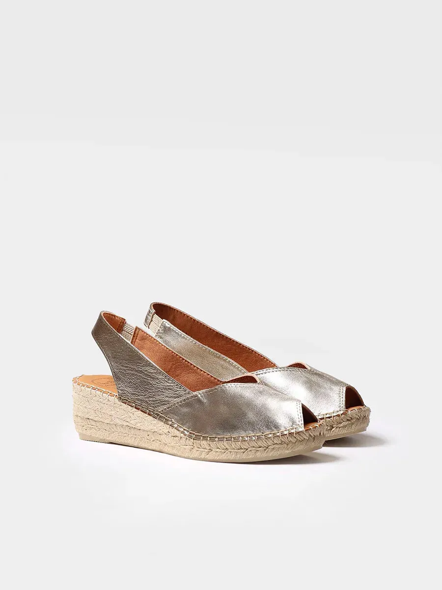 Women's flat espadrilles in jute - BERNIA