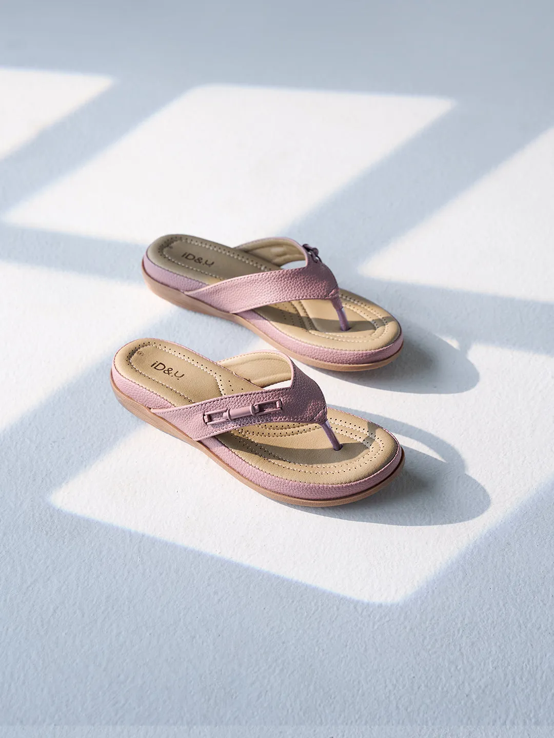 Women's Lavender Thong Sandals (IU6013)