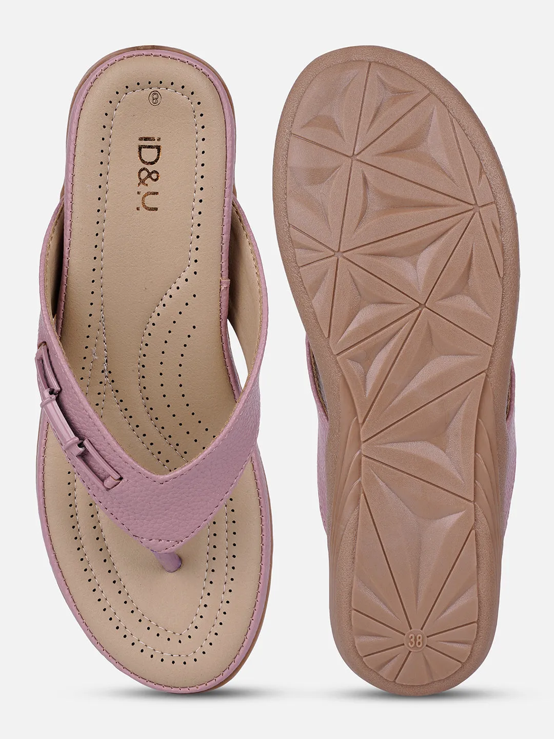Women's Lavender Thong Sandals (IU6013)